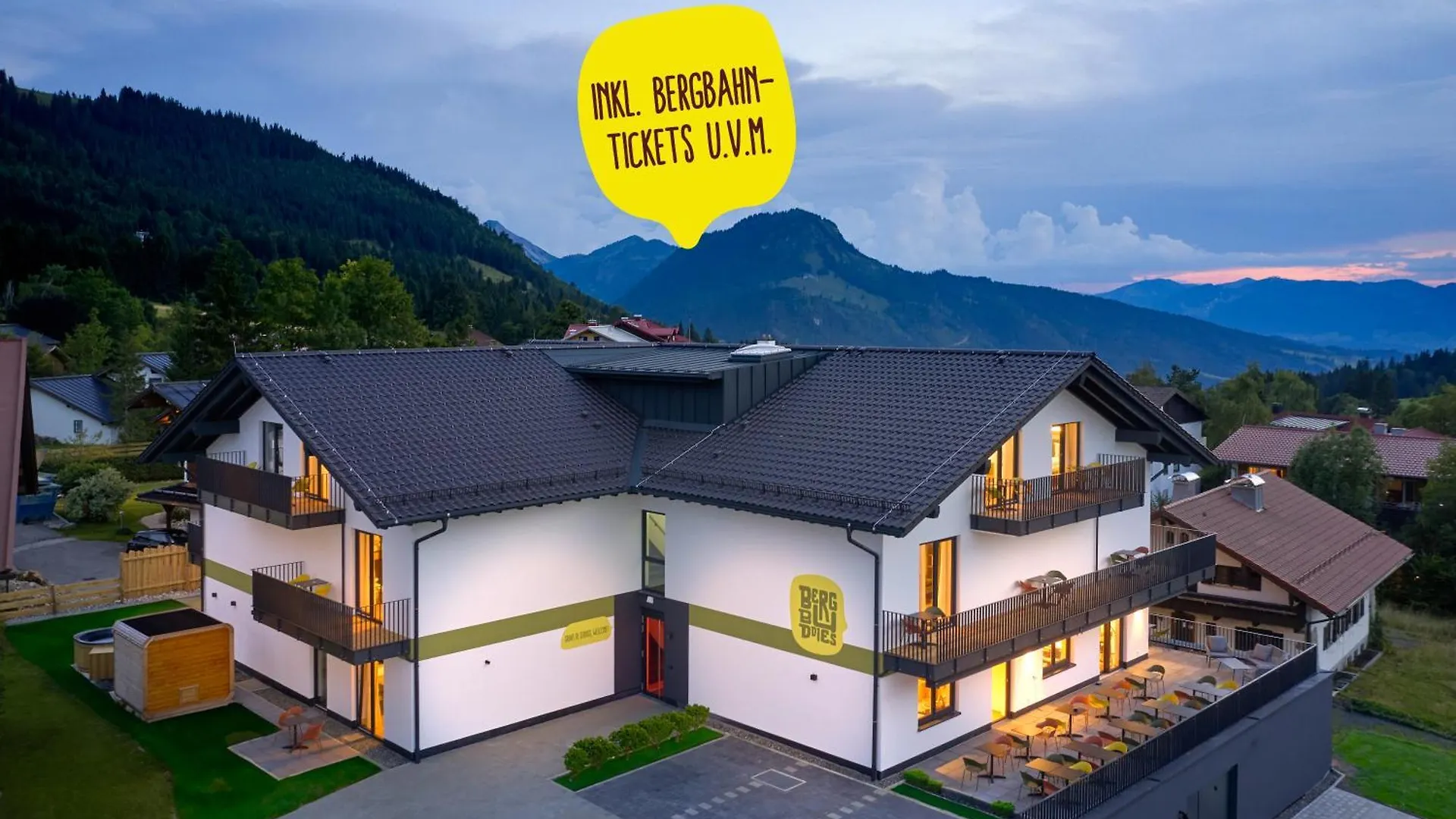 Hotell Bergbuddies - Uebernachtung Inklusive Kostenlosen Bergbahntickets Und Vielem Mehr Bad Hindelang